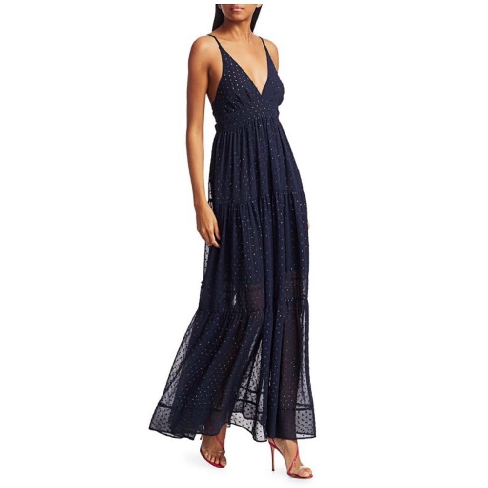 Le Superbe Starry Night Chiffon‎ Gown Size 6
